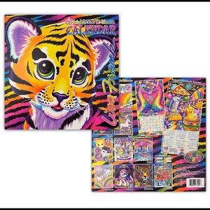Lisa Frank 2020 12 Month Wall Calendar 10"x10"